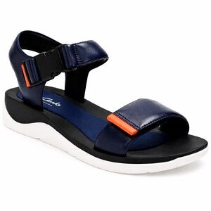 Clarks Artisan Leather Caval Dixie Wedge Sandals